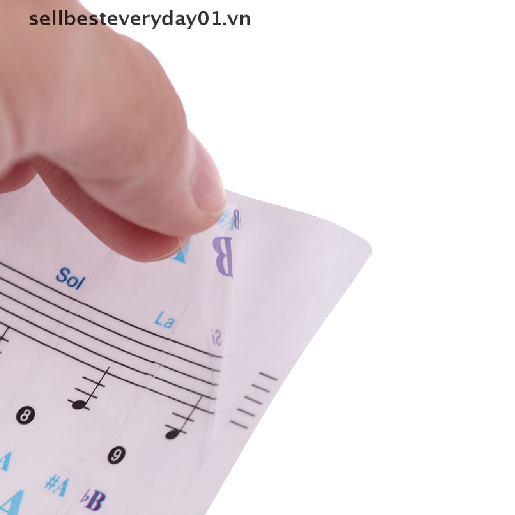 Set 88 / 61 / 54 / 49 / 37 Miếng Dán Đàn piano Trong Suốt