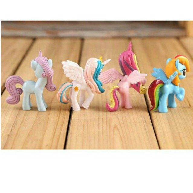 Ngựa Pony thiên thần set 12 con loại to | Ngựa thiên thần Pony loại to