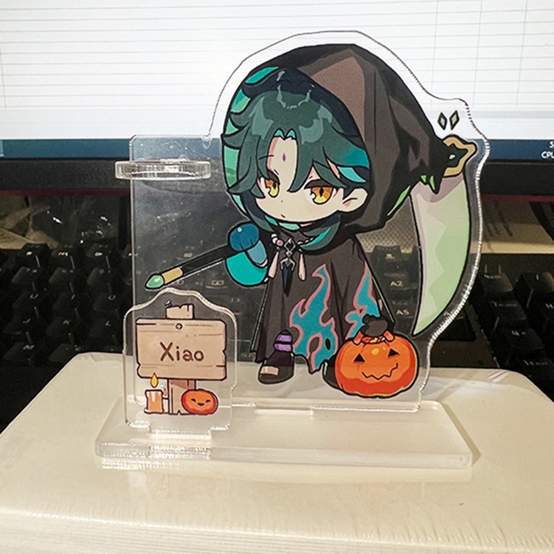 Giá đỡ bút để bàn bằng acrylic 8cm họa tiết anime độc đáo