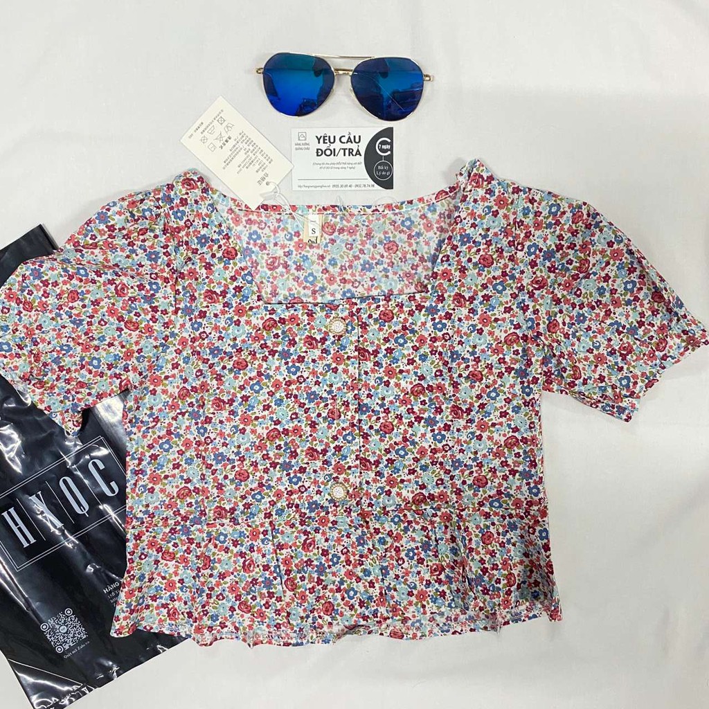 [Hàng có sẵn] Áo sơ mi kiểu croptop nữ Ulzzang Quảng Châu AS52