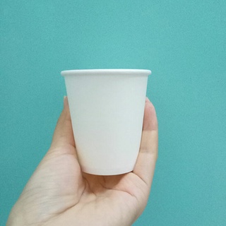50 ly cốc giấy nhỏ trắng uống nước dùng 1 lần 100ml 120ml