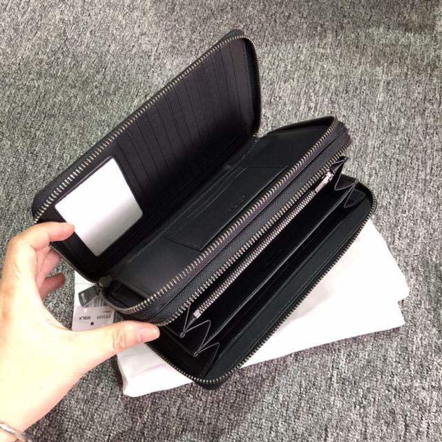 Coach Clutch nam đen trơn