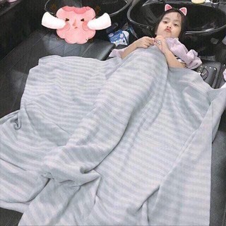 Chăn kẻ Ikea siêu nhẹ - Chăn đắp văn phòng, chăn du lịch dã ngoại tiện lợi