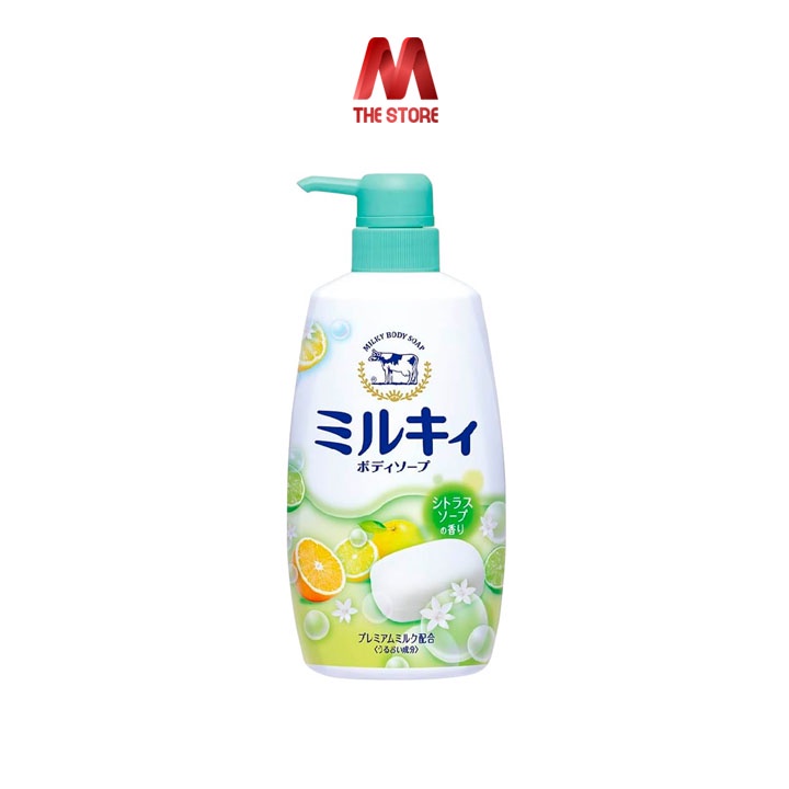 Sữa tắm bò Gyunyu Milky Body Soap Nhật Bản 550ml