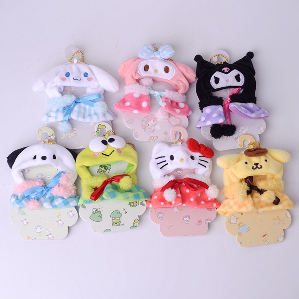 Áo Choàng Lông Nhung Hình Kuromi Melody Dễ Thương Phong Cách Nhật Bản