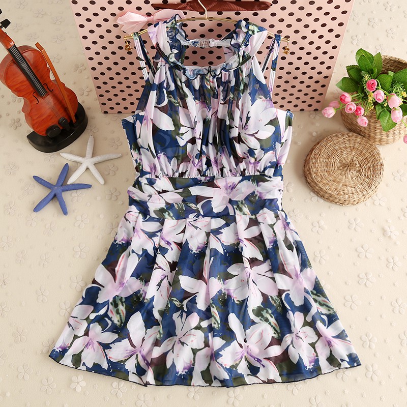 Váy bơi cổ yếm cực xinh | BigBuy360 - bigbuy360.vn