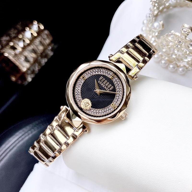 Đồng hồ nữ Versus Covent gảden Màu gold mặt đen nổi bần bật ❤️