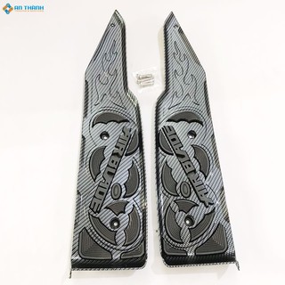 Thảm lót chân xe Airblade 2020 (125-150) sơn carbon.