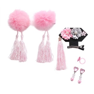 Set kẹp hoàng châu công chúa