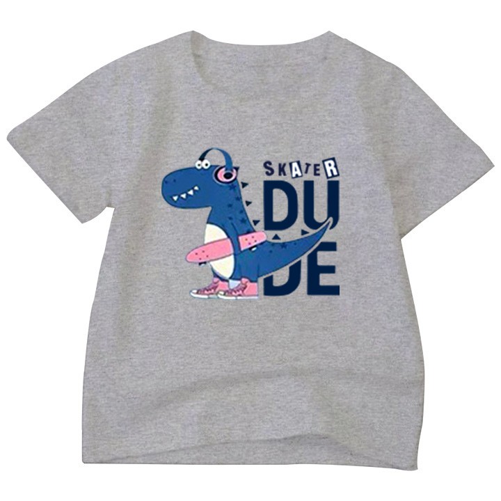 Áo thun bé trai form rộng in hình độc đáo ATBT89