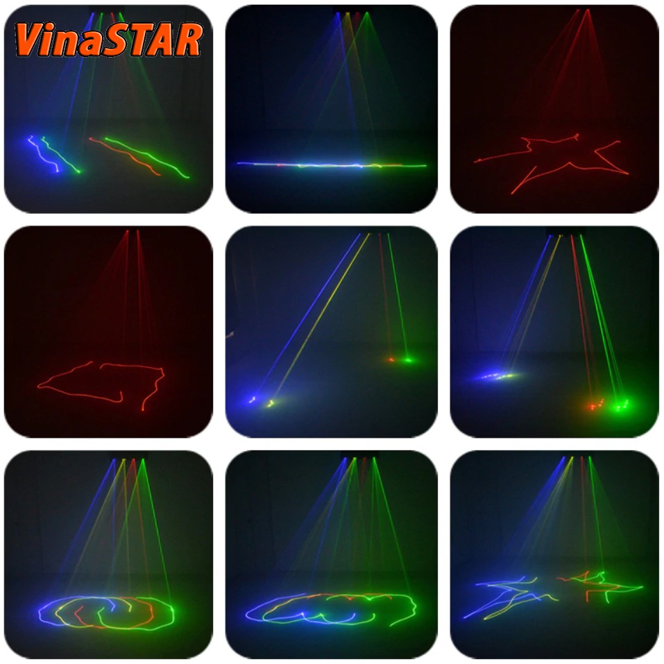 ĐÈN LASER 4 CỦA 4 MÀU CHẤT LƯỢNG CAO