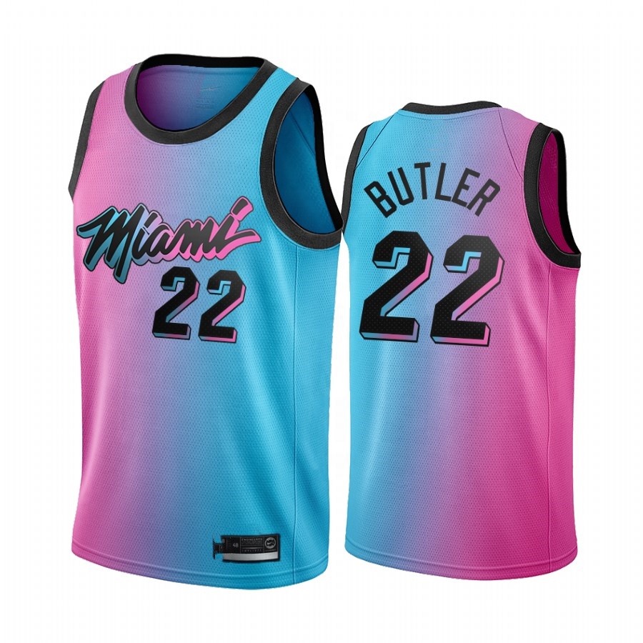 Áo Bóng Rổ Số 3 Jersey 13 Chất Lượng Cao Hàng Mới Năm 2021 New Miami Blue City# Adebayor 22# Jim Butler
