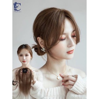 Tóc Kẹp Hai Mái Lơi 3D Tóc Thật Có Da Đầu