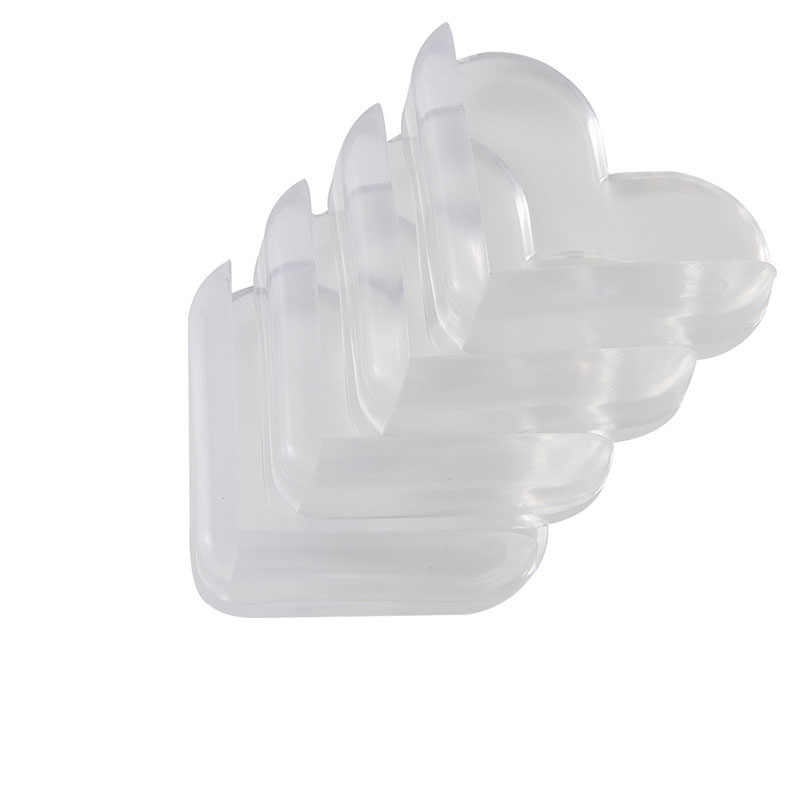 Bộ Bốn Miếng Bọc Góc Bàn Hình Cầu/ Trái Tim Trong Suốt Chống Va Chạm Tiện Dụng