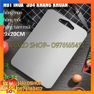 Thớt inox cao cấp kháng khuẩn 24 x 33cm - Vệ Sinh Dễ Dàng- Rã Đông Nhanh - Chống Ẩm Mốc - Không Xước Dăm- Không Mùn Gỗ