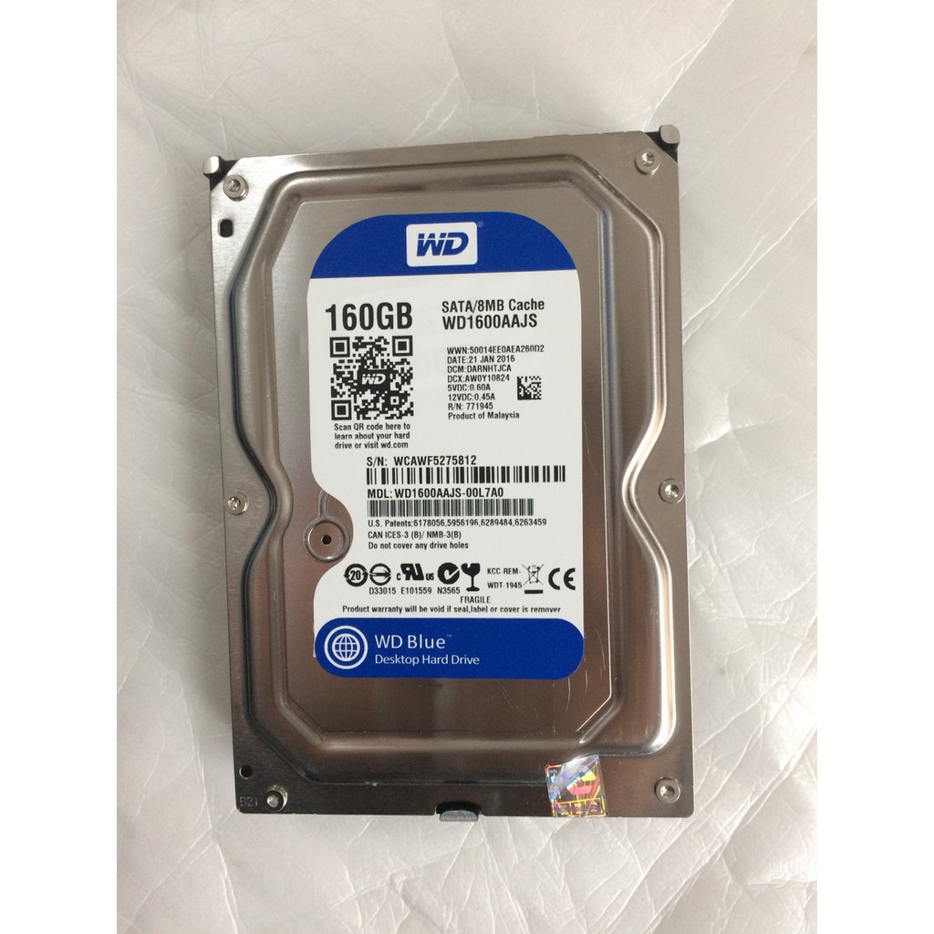 Ổ CỨNG HDD GẮN TRONG DUNG LƯỢNG 320GB CHO PC (Bảo hành 24 tháng)