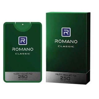 Romano - Nước hoa bỏ túi Classic 18ml HỘP XANH LÁ
