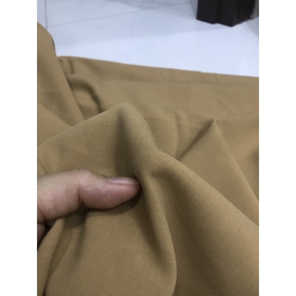 Vải Cotton lụa mềm mịn rũ co dãn không nhăn đẹp sang -giá 1m (khổ 1m5)may Quần tây đầm váy ,Vest thời trang
