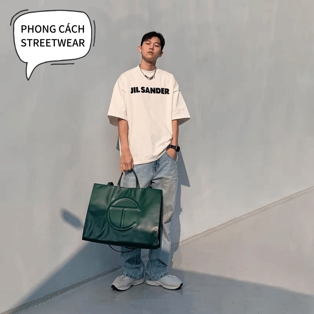 Áo Thun Xumin Form Rộng Chất Cotton In Hình JILSANDEN