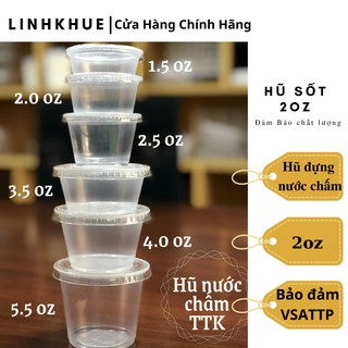 Hũ Sốt Đựng Nước Chấm - Đủ size - 1,5oz/2oz/5.5oz - SP78 - Cốc đựng mắm - 100 chiếc