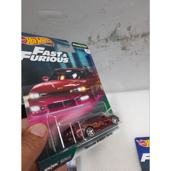 Xe Hot Wheels real riders 240sx s14 series fnf,  hàng hiếm