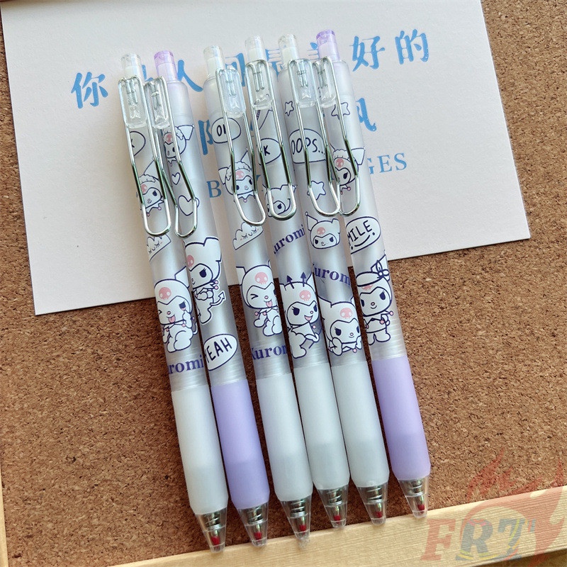 ❀ Bút Sanrio Kuromi Q-2 ❀ 1 Bút Mực Gel Cho Trường Học, Văn Phòng