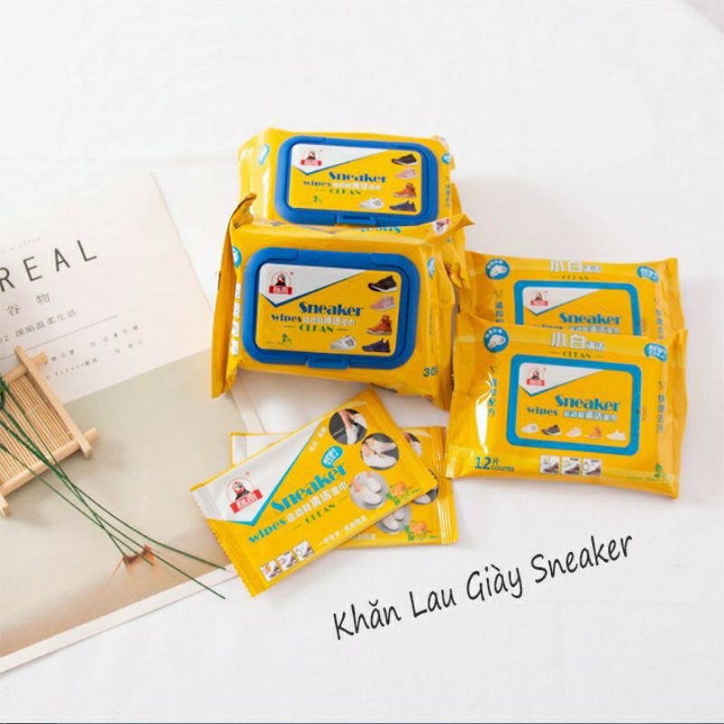 Gói 30 tờ giấy lau giày  thần thánh