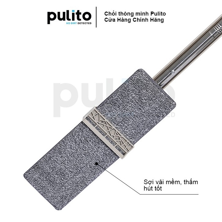 Chổi lau nhà tự vắt chính hãng PULITO tự vắt đồ dùng gia đình thông minh tiện lợi LS-CLN-M1