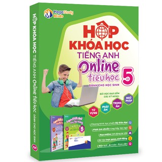 Hộp Khóa Học Tiếng Anh Online Chuẩn Sách Giáo Khoa Tại Nhà Megastudy Lớp 5 (Tặng Kèm 2 Cuốn Luyện Viết)