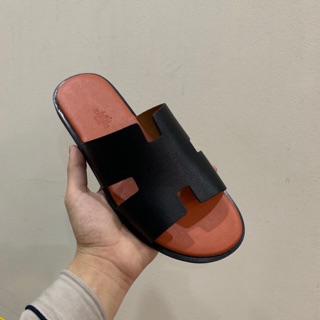 Dép da hermes