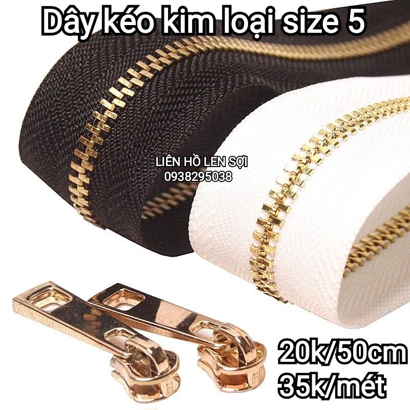 Đoạn dây kéo kim loại chưa bao gồm đầu kéo