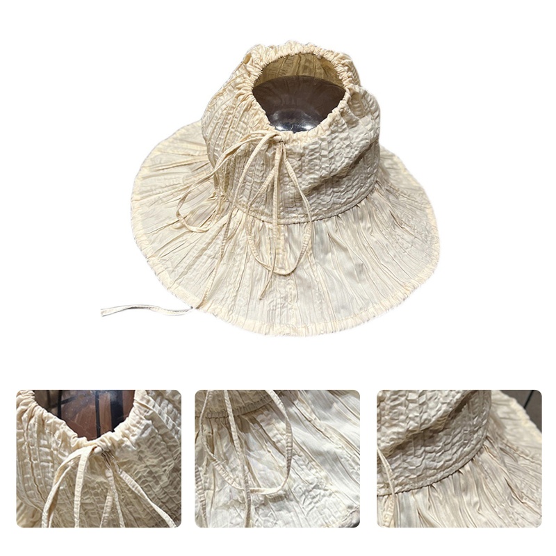 Nón Rộng Vành Hở Chóp Chống Tia uv Thời Trang Đi Biển Ngày Valentine