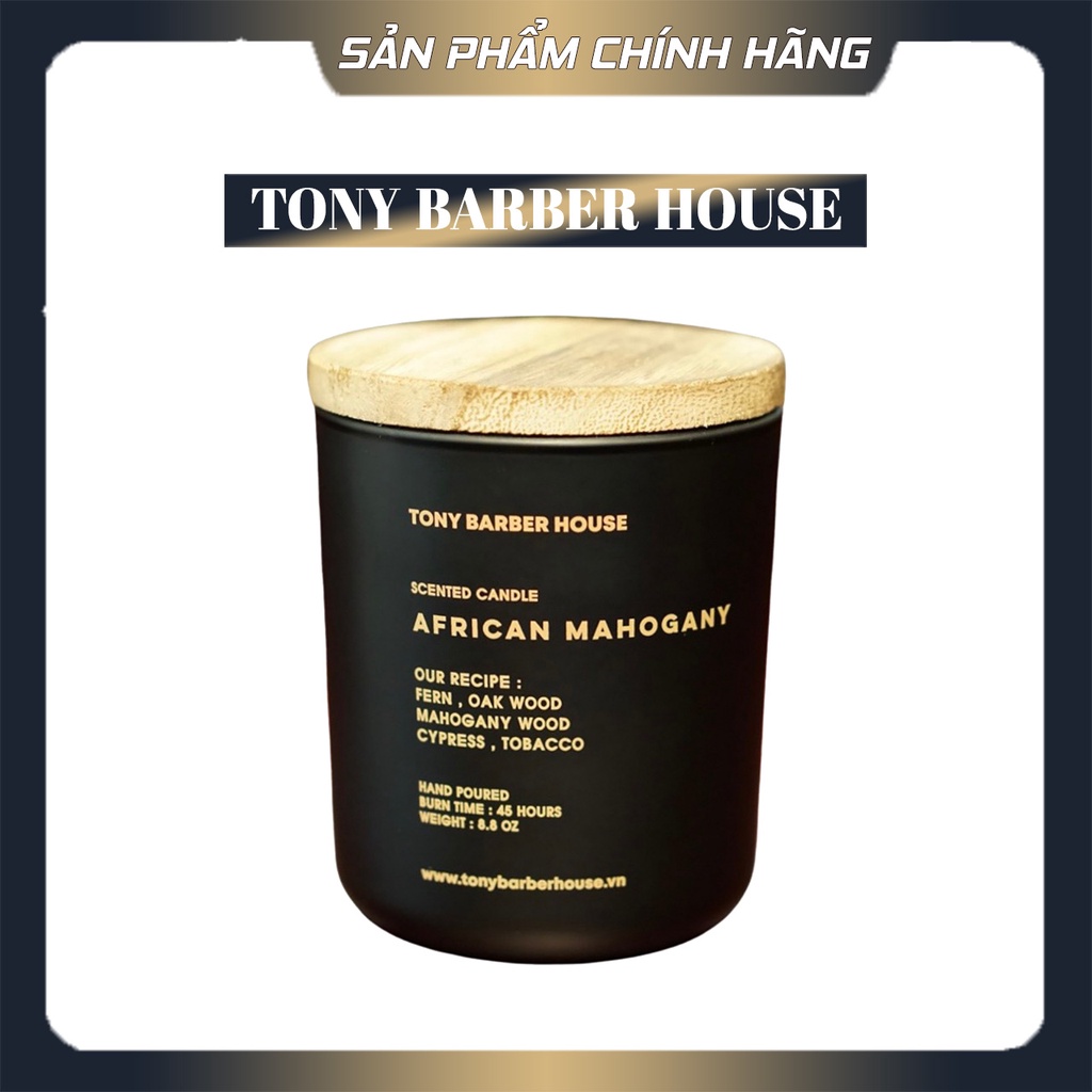 Nến thơm cao cấp Tony Barber House African Mahogany 260ml