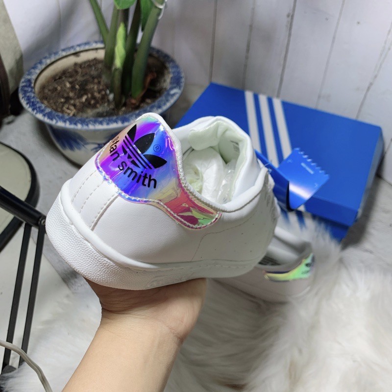 Giày add stan smith gót cầu vồng loại đẹp xịn - súp