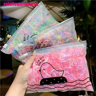 Set 1000 dây cột tóc co giãn nhiều màu sắc