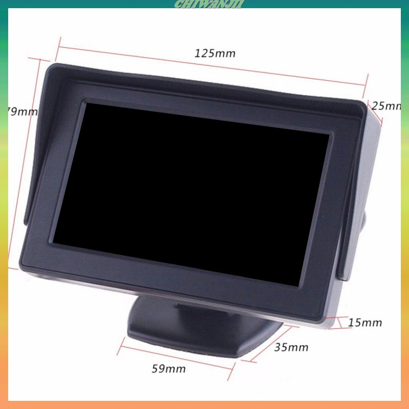 Camera Lùi Xe Hơi Chiwanji1 4.3 "Hỗ Trợ Tầm Nhìn Ban Đêm | BigBuy360 - bigbuy360.vn