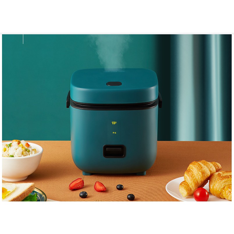 Nồi cơm điện mini 1,2L màu xanh siêu xinh | BigBuy360 - bigbuy360.vn