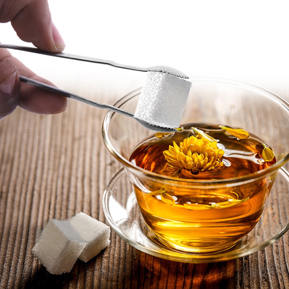 YIYU Kẹp gắp đá/thực phẩm bằng thép không gỉ 1 cái