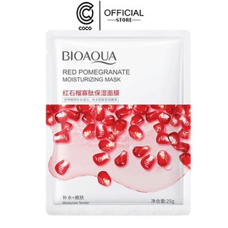 {BIOAQUA} Mặt nạ Lựu đỏ Bioaqua-- Cấp ẩm,trắng da