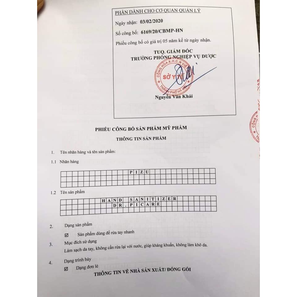 Gel Rửa Tay Khô Kháng Khuẩn Pizu 200ml | BigBuy360 - bigbuy360.vn