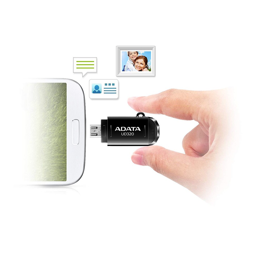 USB OTG 2.0 ADATA UD320 32GB cổng micro USB dành cho điện thoại Android - | WebRaoVat - webraovat.net.vn