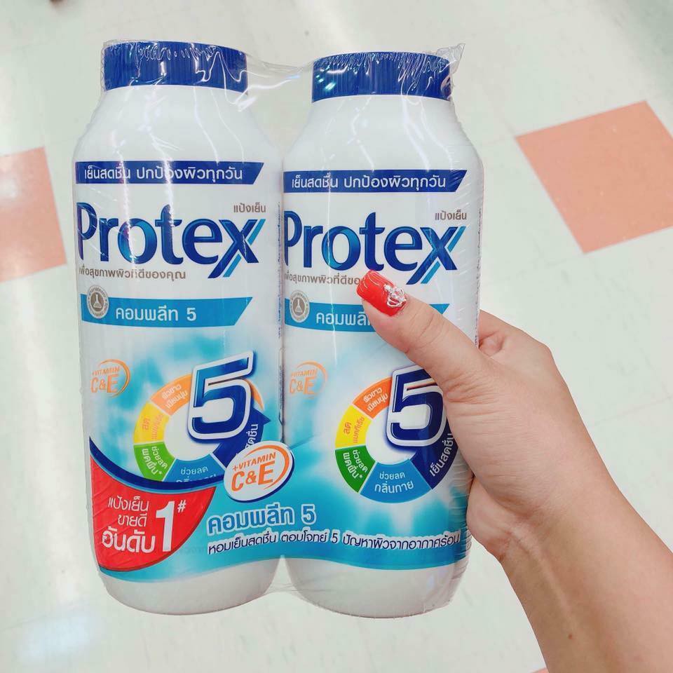 Combo 2 Hộp Phấn Lạnh Protex 280g*2 - Đủ Màu