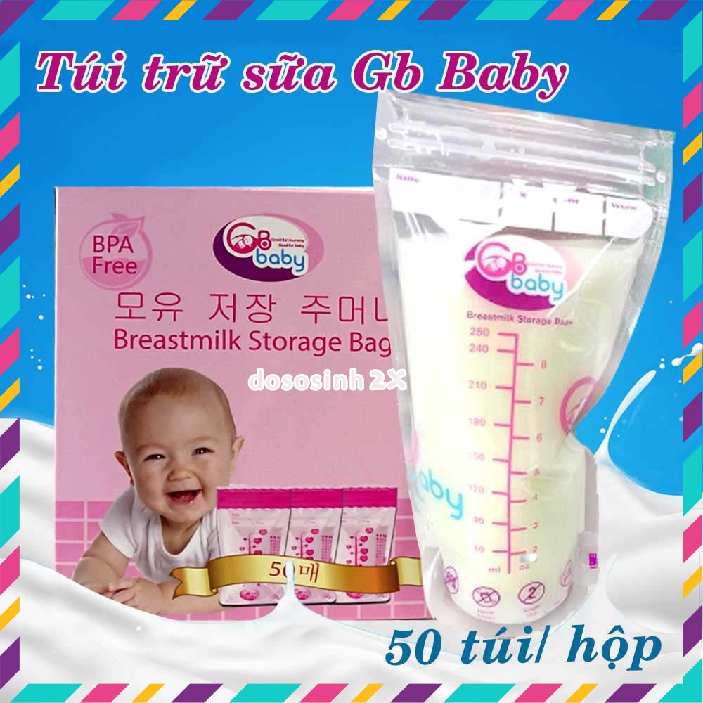  Hộp 50 túi trữ sữa GB Baby Hàn Quốc