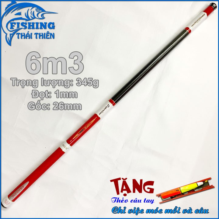 Cần câu tay Superline 6m3
