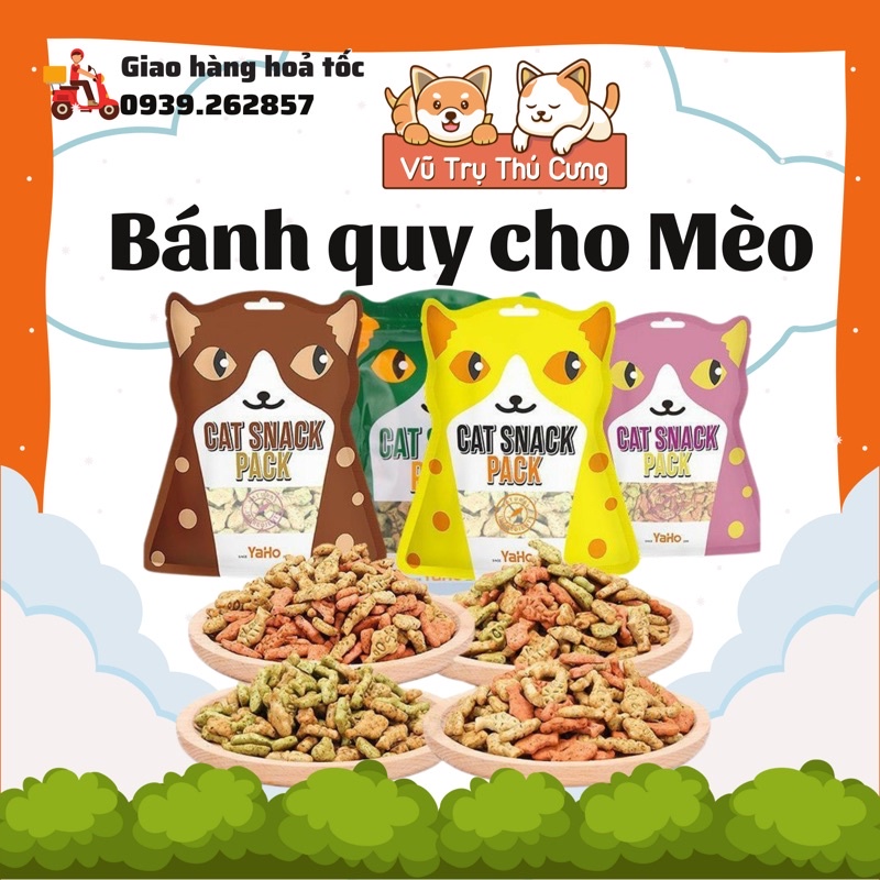 Bánh thưởng cho mèo Cat Snack Yaho, Bánh quy ăn dặm cho mèo