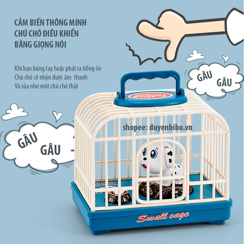 Đồ Chơi Cho Bé 🔥FREE SHIP🔥 Đồ chơi chú chó thông minh có đèn và nhạc cảm ứng