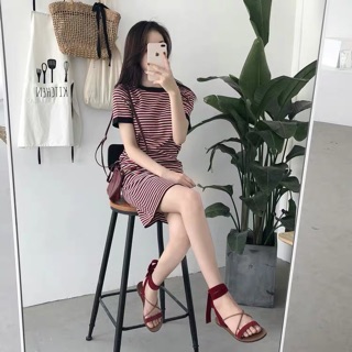 Đầm suông đơn giản