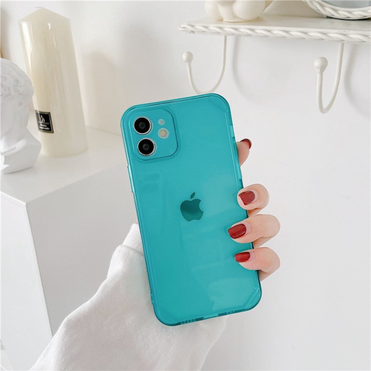 Ốp lưng iphone BASIC CẠNH VUÔNG IPHONE 12 chất silicon 7 plus 8 plus x xs 11 11pro 11promax/12/12promax - hc case