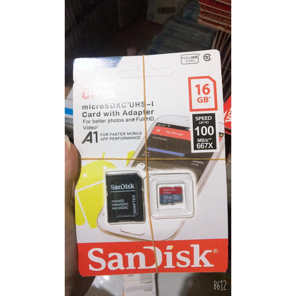 Thẻ Nhớ Sandisk Ultra 4gb / 8gb / 16gb / 32gb / 64gb Mmc Sandisk Mirco Sd