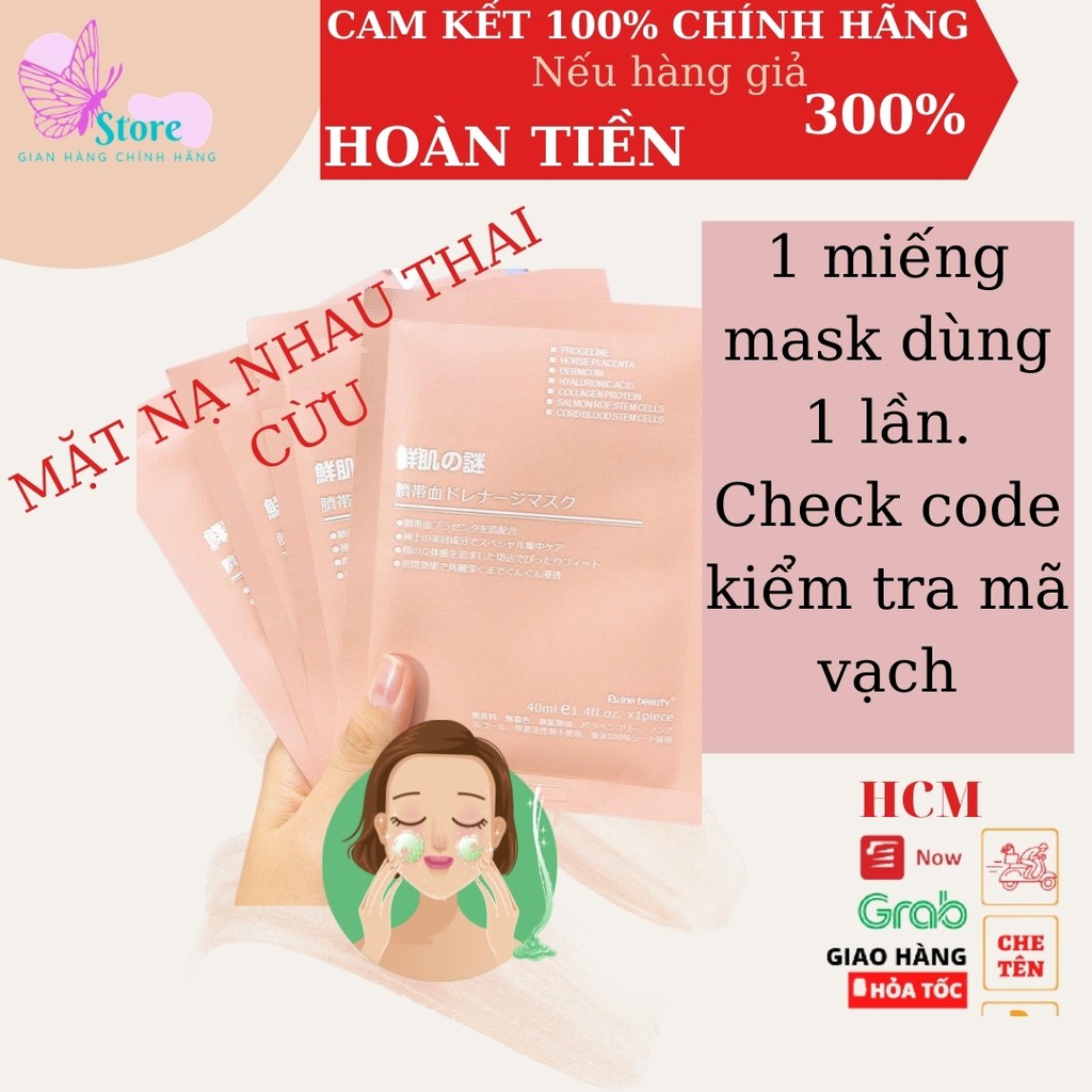 [CHÍNH HÃNG] MẶT NẠ NHAU THAI CỪU NHẬT BẢN